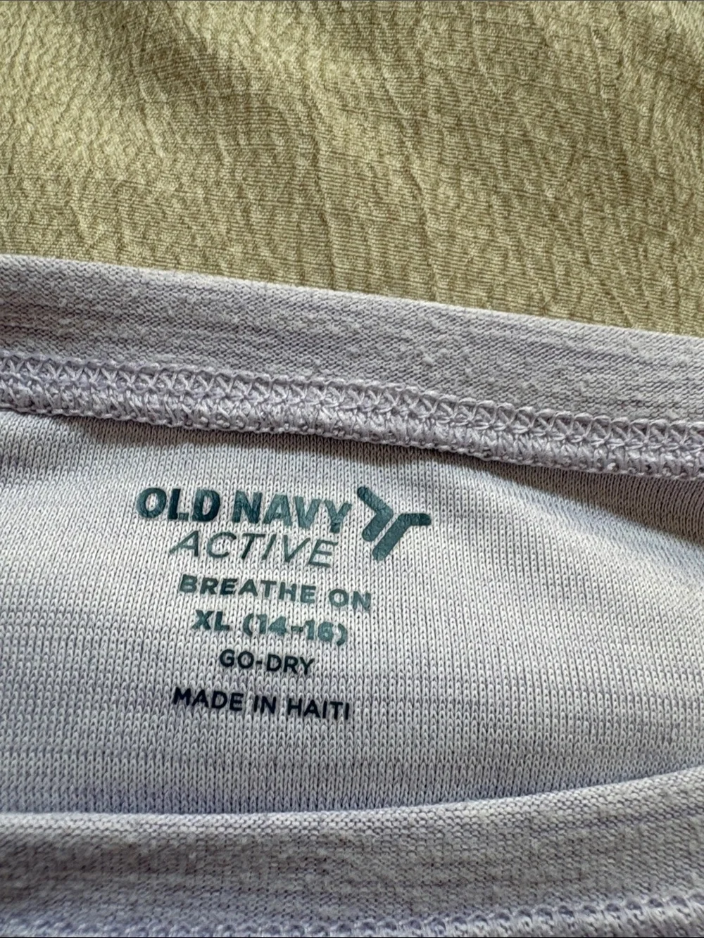 Old Navy Cropped Long-Sleeve Top in Light Lavender